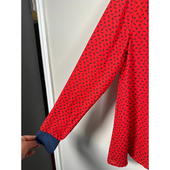 Free People Horse Button Popover Womens Size XS Semi Sheer Long Sleeve - Picture 3 of 8